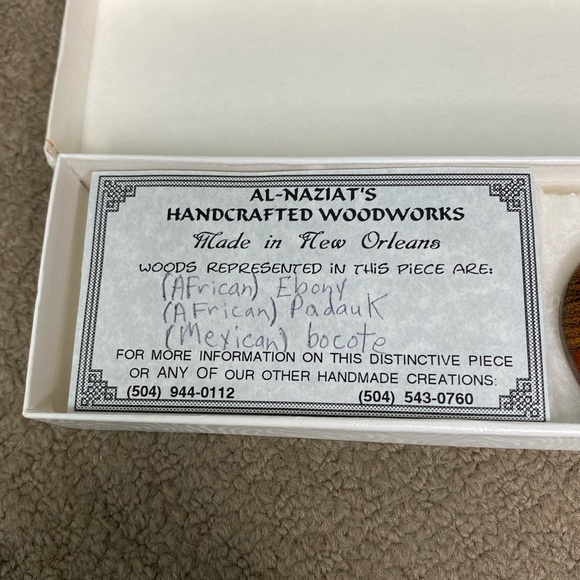 WOODEN HANDMADE HAIRCLIP - Picture 4 of 4